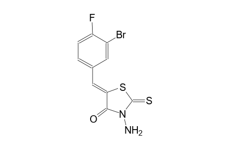 (5Z)-3-amino-5-(3-bromo-4-fluorobenzylidene)-2-thioxo-1,3-thiazolidin-4-one