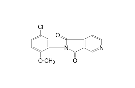 N-(5-chloro-2-methoxyphenyl)-3,4-pyridinedicarboximide