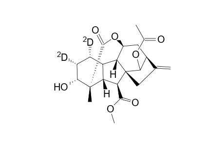 [1.beta.,2.beta.-(2)H(2)]ga(1) methyl ester 13-acetate