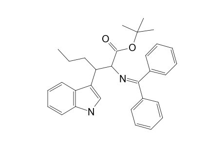 Tert-butyl-2-(diphenylmethyleneamino)-3-(1H-indol-3-yl)hexanoate