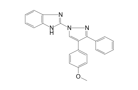 2-[4-(4-Methoxyphenyl)-3-phenylpyrazol-1-yl]-1H-benzoimidazole