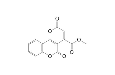 2,5-dioxo-2H,5H-pyrano[3,2-c][1]benzopyran-4-carboxylic acid, methyl ester