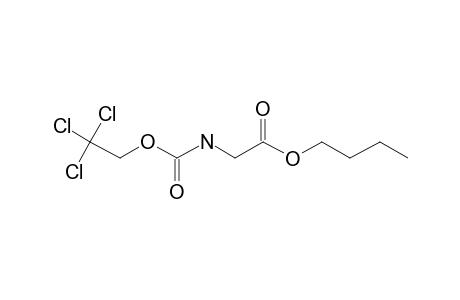 Glycine, N-(2,2,2-trichloroethoxy)carbonyl-, butyl ester