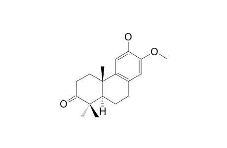 12-HYDROXY-13-METHOXY-8,11,13-PODOCARPATRIEN-3-ONE