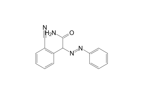 (E)-2-(2-cyanophenyl)-2-(phenyldiazenyl)acetamide