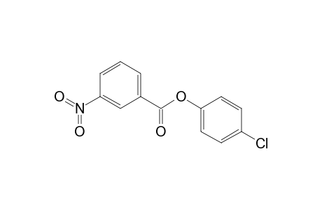 3-Nitrobenzoic acid (4-chlorophenyl) ester