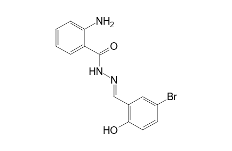 anthranilic acid, (5-bromosalicylidene)hydrazide