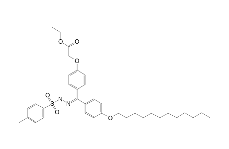 N-[(4-Dodecylphenyl)-(4'-ethoxycarbonylphenyl)methylene]-N'-p-tosylhydrazone