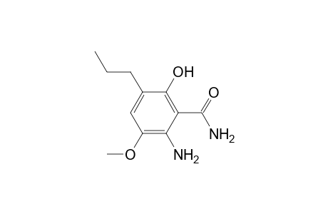 6-Hydroxy-3-methoxy-5-propylanthranilamide