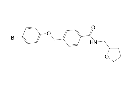 4-[(4-bromophenoxy)methyl]-N-(tetrahydro-2-furanylmethyl)benzamide