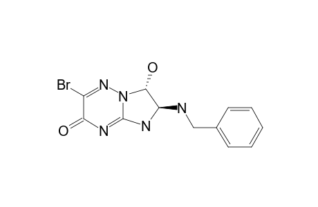 6-BENZYLAMINO-2-BROMO-7-HYDROXY-6,7-DIHYDRO-5H-IMIDAZO-[1,2-B]-[1,2,4]-TRIAZIN-3-ONE
