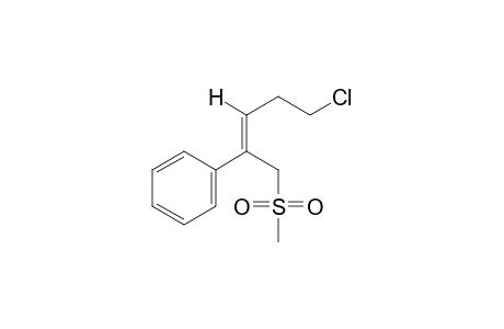 (Z)-5-chloro-2-phenyl-2-pentenyl methyl sulfone