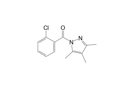 (2-chlorophenyl)(3,4,5-trimethyl-1H-pyrazol-1-yl)methanone