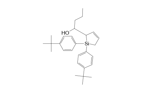 1,1-bis(4-tert-butylphenyl)-2-(1-hydroxybutyl)-1-silacyclo-3-pentene