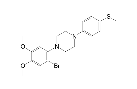 4-Bromo-5-[4-[4-(methylthio)phenyl]piperazin-1-yl]veratrole