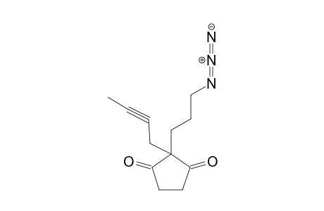 2-(3-azidopropyl)-2-(but-2-yn-1-yl)cyclopentane-1,3-dione