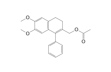 [6,7-Dimethoxy-1-(phenyl)-3,4-dihydronaphthalene-2-yl]methyl acetate