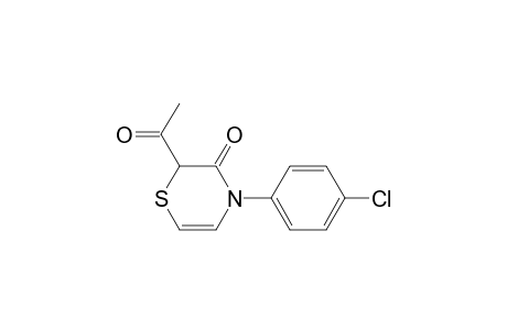 2-acetyl-4-(4-chlorophenyl)-1,4-thiazin-3-one