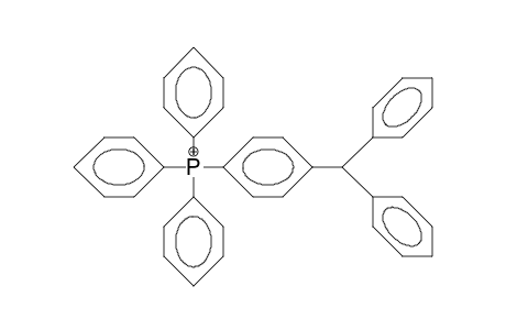 (4-Diphenylmethyl-phenyl)-triphenyl-phosphonium cation