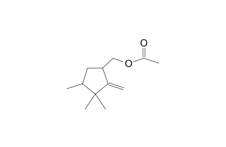 CYCLOPENTANEMETHANOL, 3,3,4-TRIMETHYL-2-METHYLENE- ACETATE