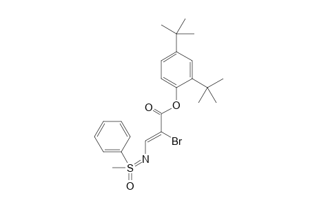 (Z)-N-{2-Bromo-2-[(2,4-di-tert-butylphenoxy)carbonyl]}vinyl-S-phenyl-S-methyl sulfoximine