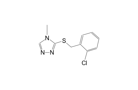 4H-1,2,4-Triazole, 3-(2-chlorobenzylthio)-4-methyl-