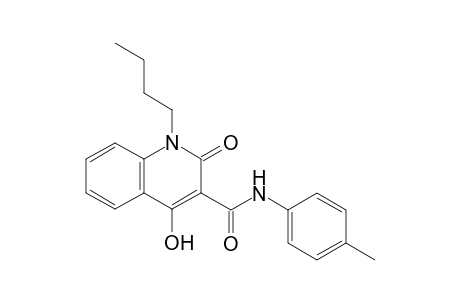 1-butyl-4-hydroxy-N-(4-methylphenyl)-2-oxo-1,2-dihydro-3-quinolinecarboxamide