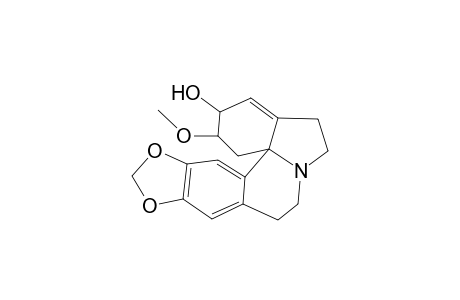 Erythrinan-2-ol, 1,6-didehydro-3-methoxy-15,16-[methylenebis(oxy)]-, (2.alpha.,3.beta.)-