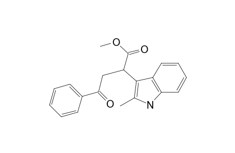 Methyl 2-(2-methyl-1H-indol-3-yl)-4-oxo-4-phenylbutanoate