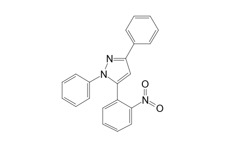 Pyrazole, 5-(2-nitrophenyl)-1,3-diphenyl-