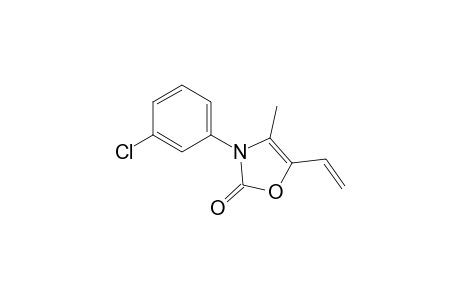 3-(3-Chlorophenyl)-4-methyl-5-vinyl-4-oxazolin-2-one