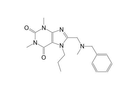 8-{[benzyl(methyl)amino]methyl}-1,3-dimethyl-7-propyl-3,7-dihydro-1H-purine-2,6-dione