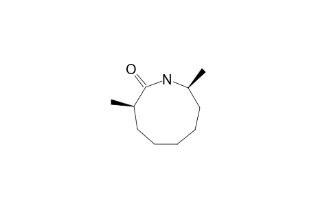 (3R*,9S*)-3,9-Dimethylazonan-2-one