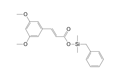 3,5-Dimethoxycinnamic acid, benzyldimethylsilyl ester