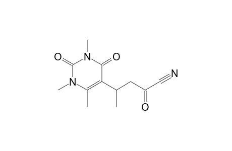 2-OXO-4-(1,2,3,4-TETRAHYDRO-1,3,6-TRIMETHYL-2,4-DIOXOPYRIMIDIN-5-YL)-PENTANENITRILE