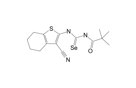 2-{3'-[(2",2"-Dimethylpropanoyl)seleno]ureido}-4,5,6,7-tetrahydrobenzo[1]thiophene-3-carbonitrile