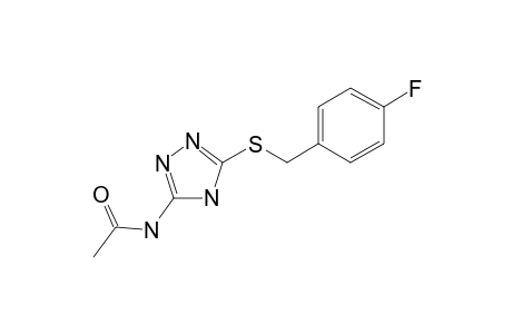 [5-[(4-Fluorobenzyl)sulfanyl]-4H-1,2,4-triazol-3-yl]amine, N-acetyl-