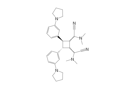 2-[(3S,4S)-2-[Cyano(dimethylamino)methylene]-3,4-bis(3-pyrrolidin-1-ylphenyl)cyclobutylidene]-2-(dimethylamino)acetonitrile