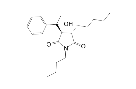 (3R,4S)-1-butyl-3-(1-hydroxy-1-phenyl-ethyl)-4-pentyl-pyrrolidine-2,5-dione