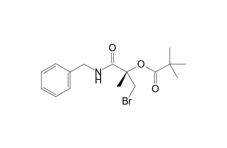 (2S)-N-Benzyl-3-bromo-2-methyl-2-pivaloyloxy-propionic acid amide