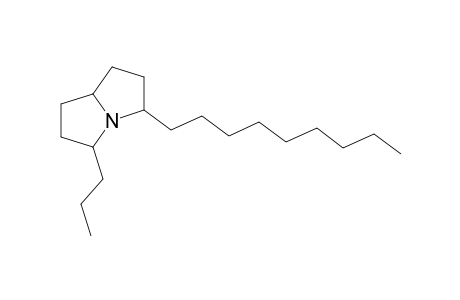 3-Nonyl-5-propylpyrrolizidine