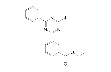 Ethyl 3-(4-iodo-6-phenyl-1,3,5-triazin-2-yl)benzoate