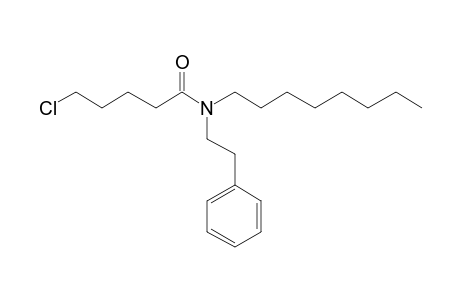 5-Chlorovaleryl amide, N-(2-phenylethyl)-N-octyl-