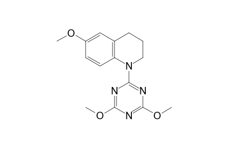 1-(4,6-dimethoxy-s-triazine-2-yl)-6-methoxy-1,2,3,4-tetrahydroquinoline