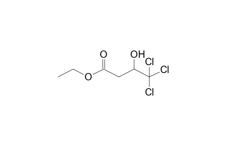 3-hydroxy-4,4,4-trichlorobutyric acid, ethyl ester