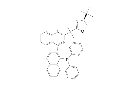 (R(A),S)-(+)-2-[1-(4-TERT.-BUTYL-4,5-DIHYDROOXAZOL-2-YL)-1-METHYLETHYL]-4-(2-DIPHENYLPHOSPHANYLNAPHTHALEN-1-YL)-QUINAZOLINE