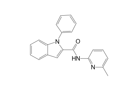 N-(6-methyl-2-pyridinyl)-1-phenyl-2-indolecarboxamide