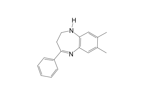 2,3-dihydro-7,8-dimethyl-4-phenyl-1H-1,5-benzodiazepine