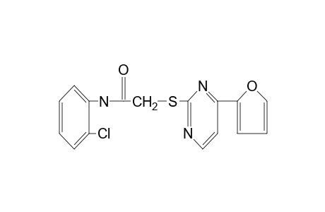 2'-chloro-2-{[4-(2-furyl)-2-pyrimidinyl]thio}acetanilide