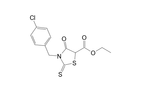 ETHYL-3-(4-CHLOROBENZYL)-4-OXO-2-THIOXO-1,3-THIAZOLANE-5-CARBOXYLATE